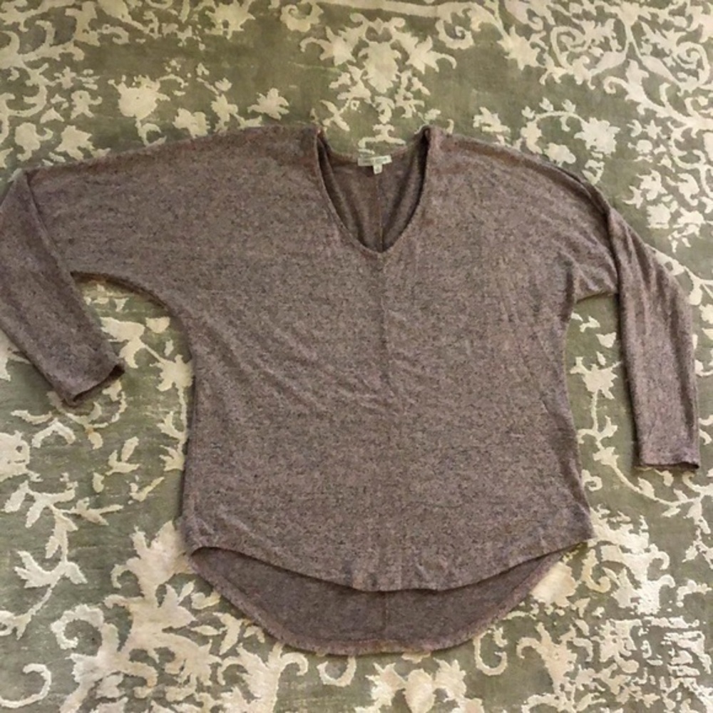 Green Envelope Long Sleeve Shirt Sweater